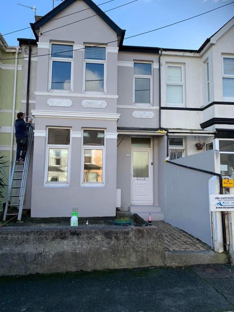 Completed roof replacement project in Marazion