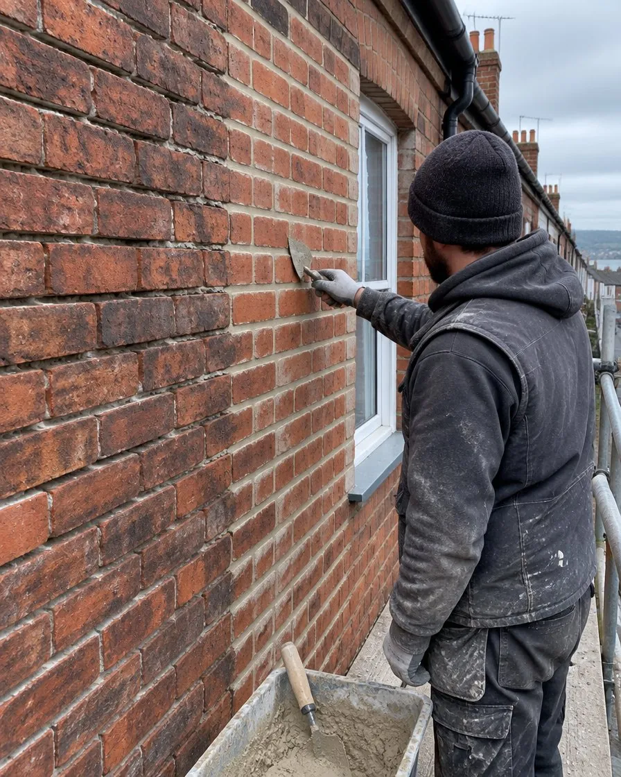 Brickwork and repointing in Marazion