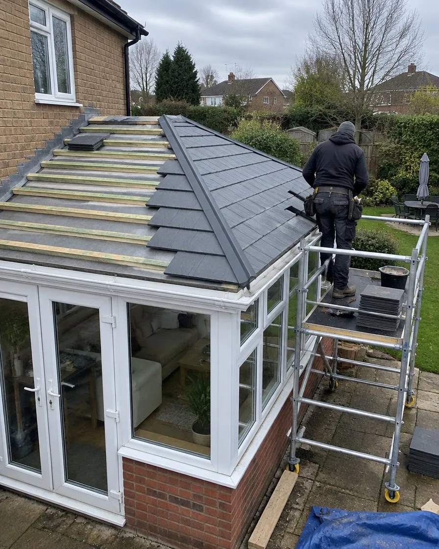 Conservatory roof replacement in Marazion