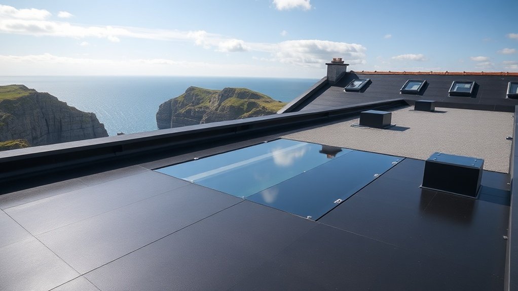 Flat roof installation in Marazion