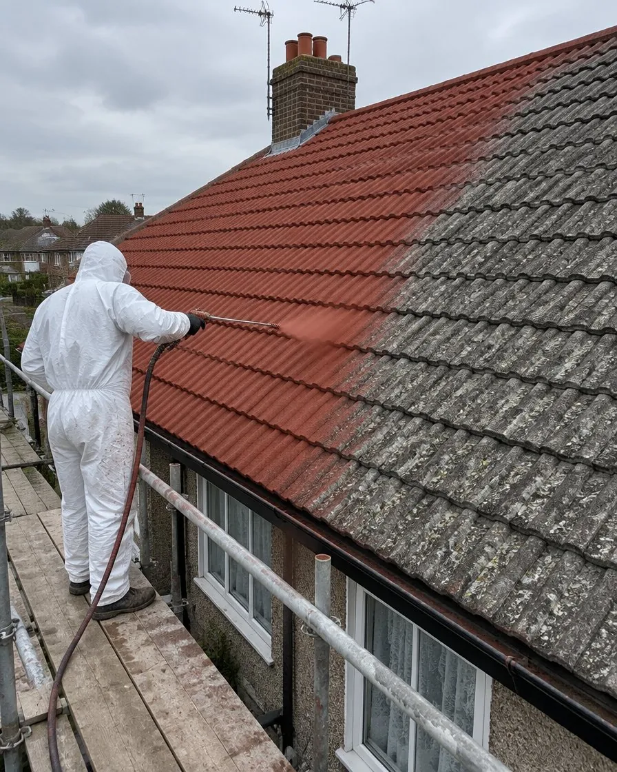 Roof painting and coating in Marazion